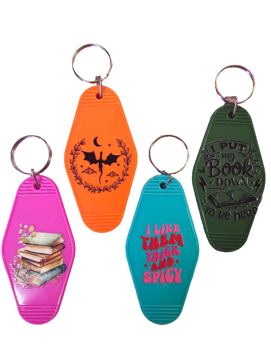 Book Themed Key Chain