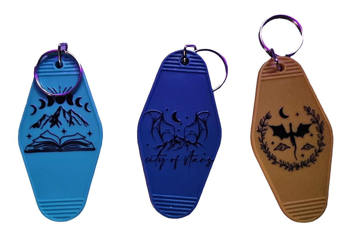 Book Themed Key Chain